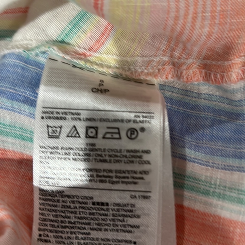 Gap striped linen/cotton tank - Picture 5 of 5